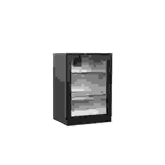 Minibar prosklené křídlové dveře, černá TEFCOLD BA16H
