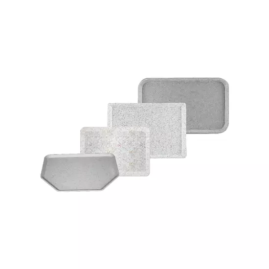 Podnos hexagonal 50x35 polyester sůl/pepř 