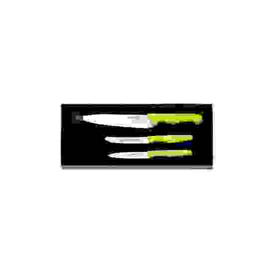 Set nožů, zelený – kuchařský, univerzální, Fresh