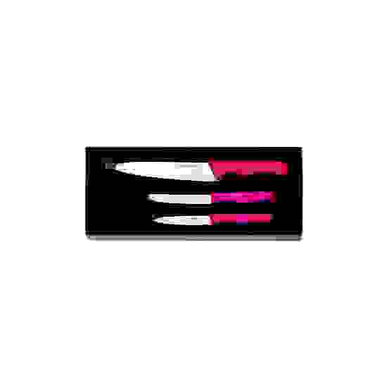 Set nožů, růžový – kuchařský, univerzální, Fresh