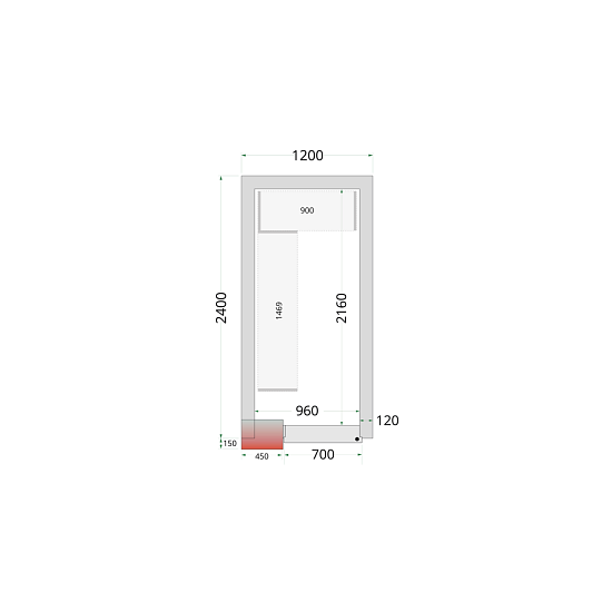 Panely ke stavebnicovým boxům 120 mm CR 120x240x220