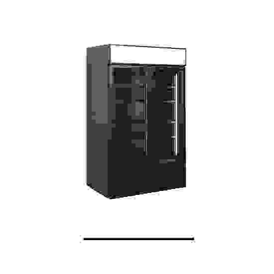 Malá prosklená chladicí skříň  TEFCOLD FSC1200H BLACK