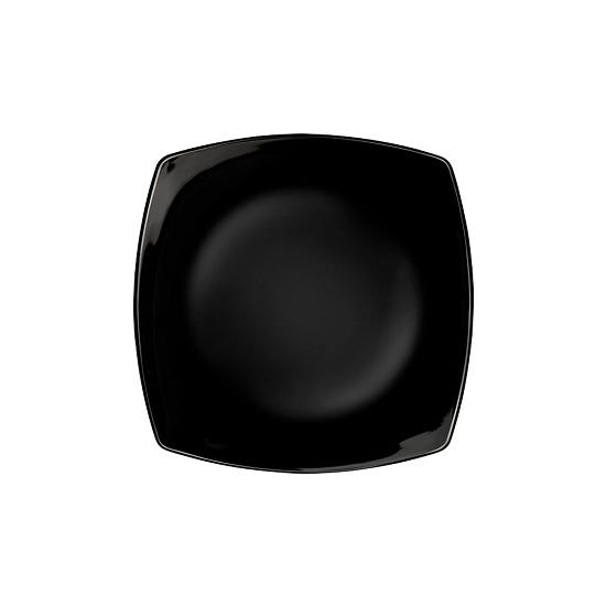 Bormioli Rocco Talíř mělký 26,6 × 26,6 cm, černý | BR-663610