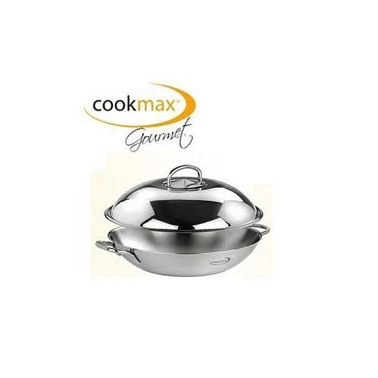 Cookmax Gourmet pánev Wok s poklicí