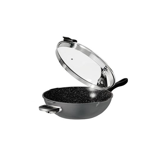 Wok pánev s víkem 32 cm