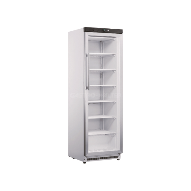 Skříň mrazící XF400G S/S 340L nerez/sklo