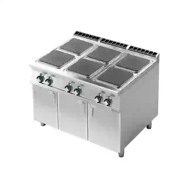 Sporák elektrický 6x plotýnka s podestavbou 400 V 