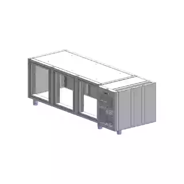 Korpus stolů SCH 3D chladicí nerez 
