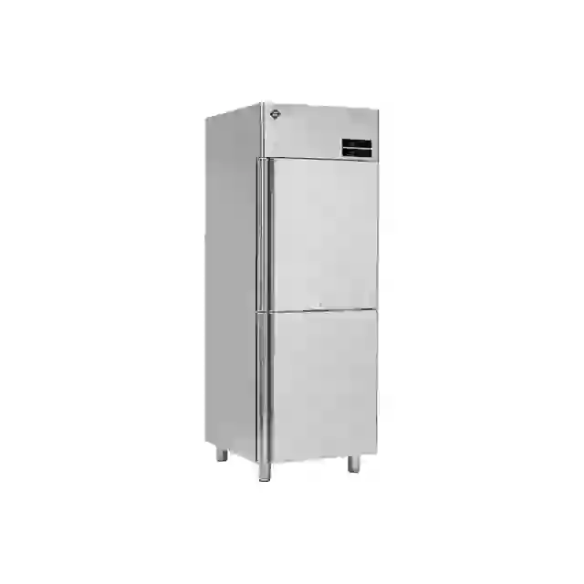 Skříň chladicí/mrazicí 2x 280 l, dvoudvéřová GN 2/1, nerez 