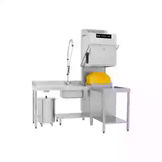 Myčka průběžná dvouplášťová rekuperace 50x50 - 400 V 