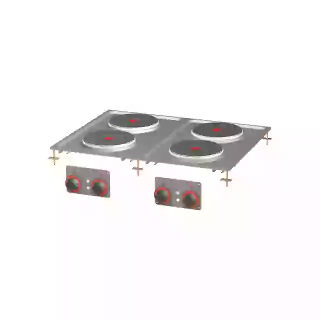 Sporák drop-in elektrická 4x drop-in plotýnka 400 V 