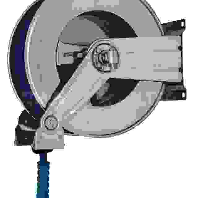 Buben samonavíjecí s hadicí 20m 1/2"had. modrá (max 20 bar/+70°C)