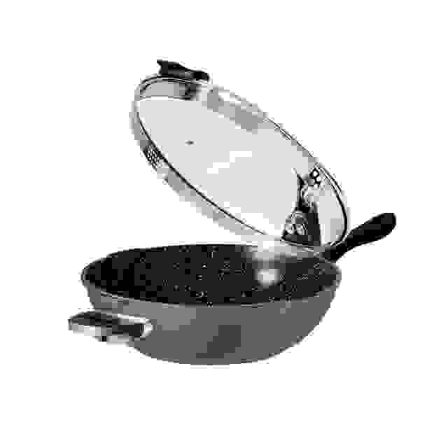 Wok pánev s víkem 32 cm