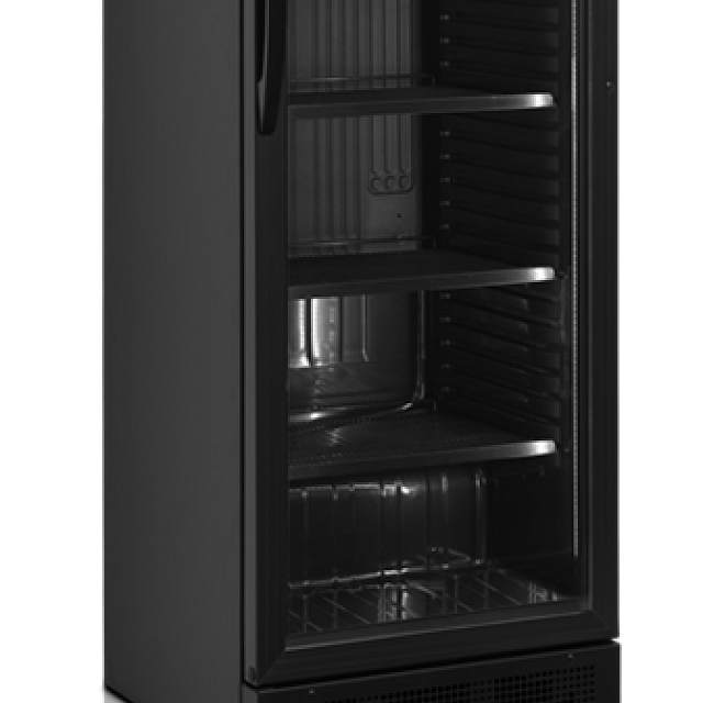 Chladicí skříň prosklené dveře TEFCOLD CEV 425 CP BLACK