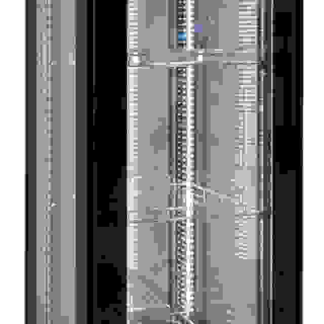 Chladicí vitrína cukrářská obslužná, černá NORDline RT 400L-2 Black