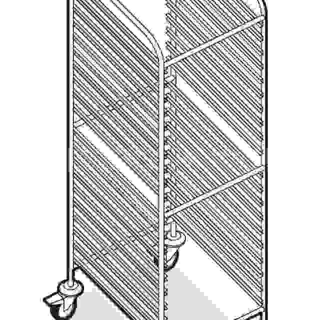 Zavážecí vozík 20x EN600x800mm (40x EN600x400)