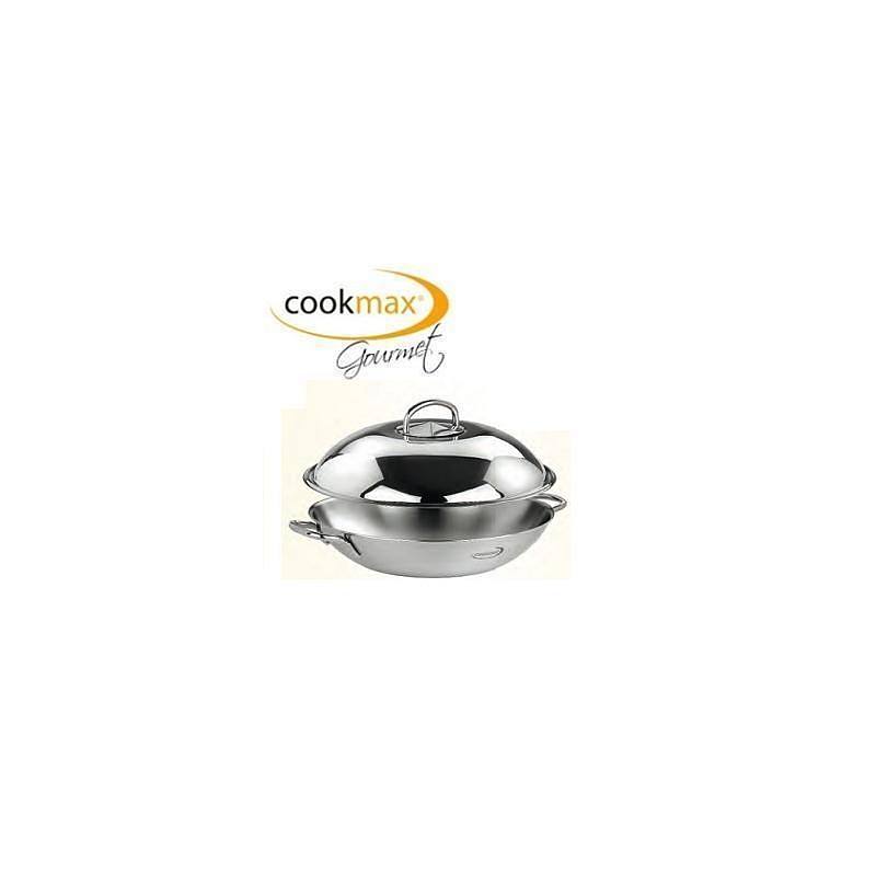 Cookmax Gourmet pánev Wok s poklicí