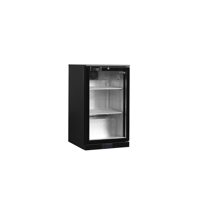 Minibar prosklené křídlové dveře, černá TEFCOLD DB106H