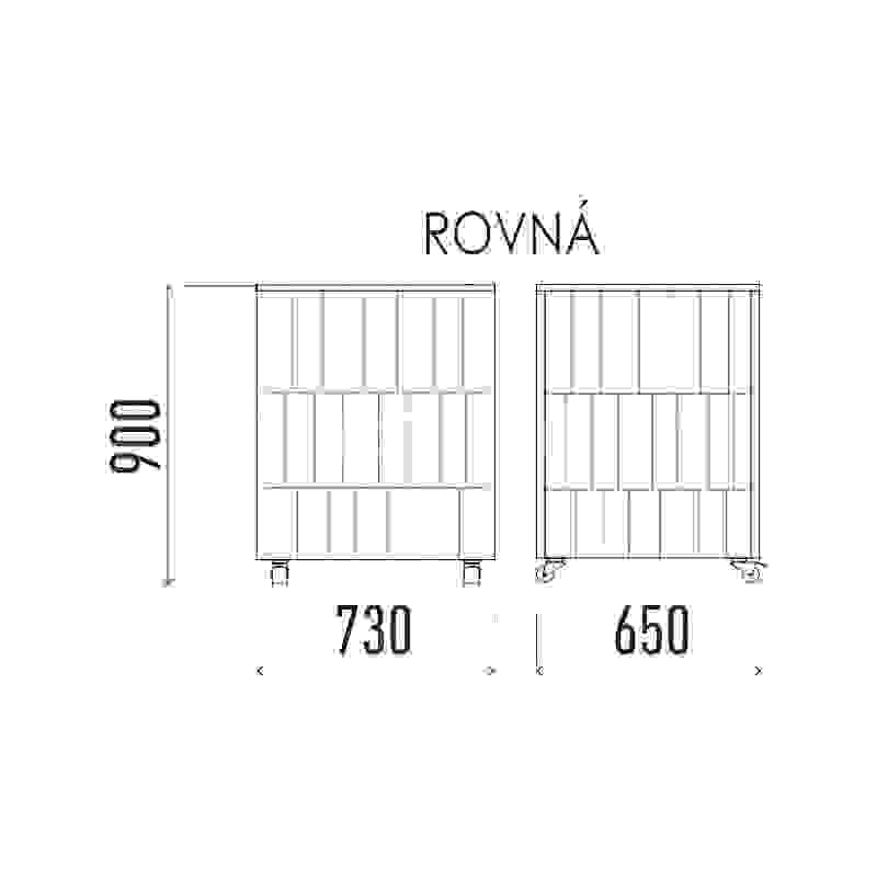 Neutrální pracovní modul rovný 650 NE